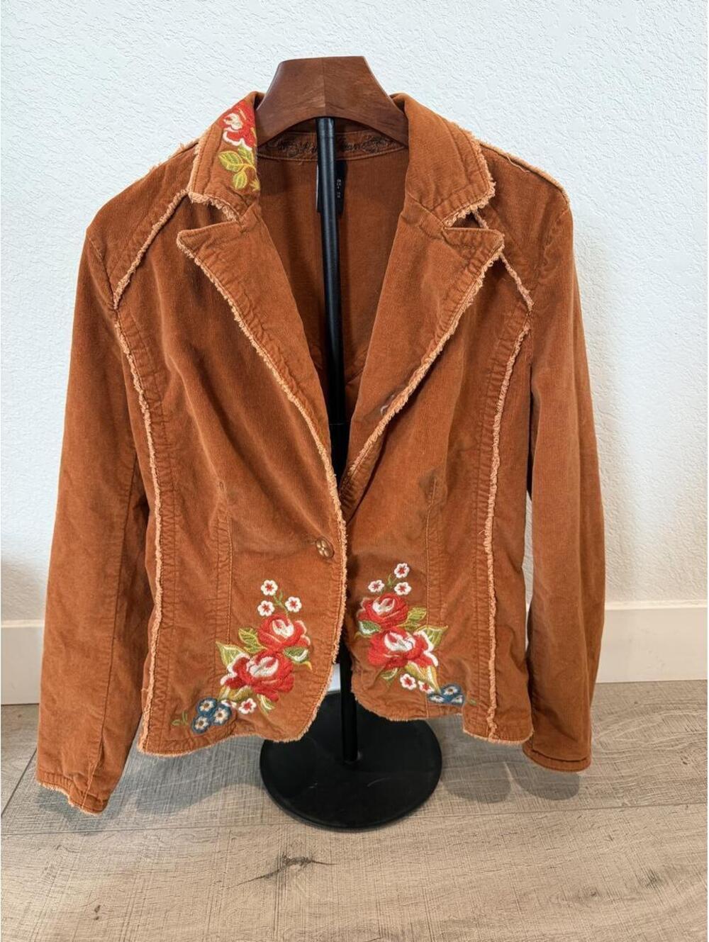 Kikit Women's Brown and Orange Jacket
